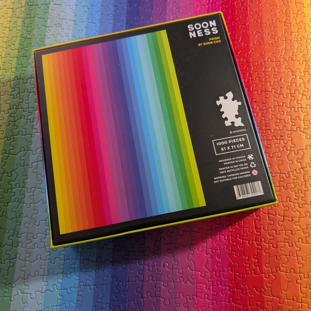 Colorful Gradient Puzzle 1000 Pieces